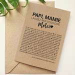 Carte Merci papi, mamie personnalisable - happywesisters