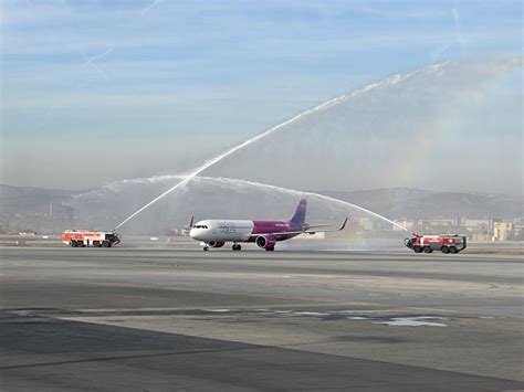 Ankara Airport on Twitter: "Ankara Esenboğa Airport welcomed the first flight of Wizz Air from ...