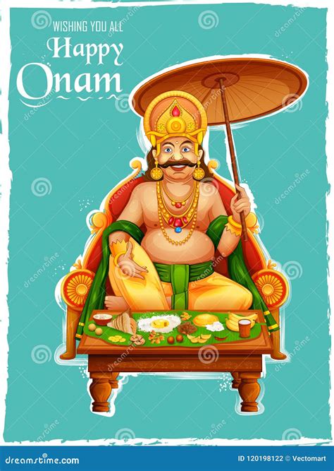 King Mahabali Onam Sadya Background Clipart And Illustrations