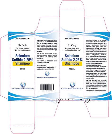 Selenium Sulfide Shampoo - FDA prescribing information, side effects and uses