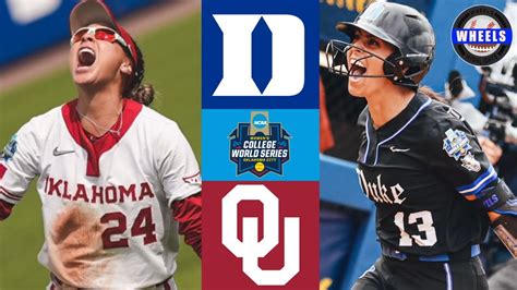 #10 Duke vs #2 Oklahoma | WCWS Opening Round | 2024 College Softball Highlights - Win Big Sports