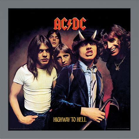 AC/DC (Highway to Hell) Album Cover Framed Print | The Art Group