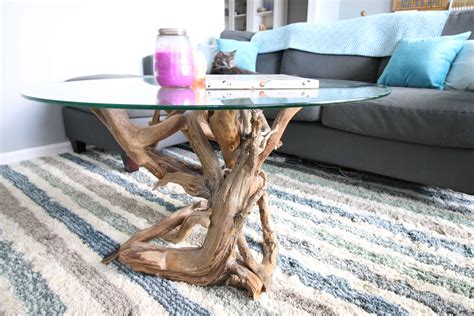 DIY Driftwood Coffee Table Update