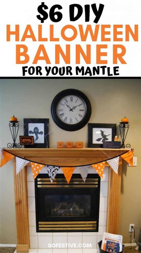 $6 DIY Halloween Banner - So Festive!