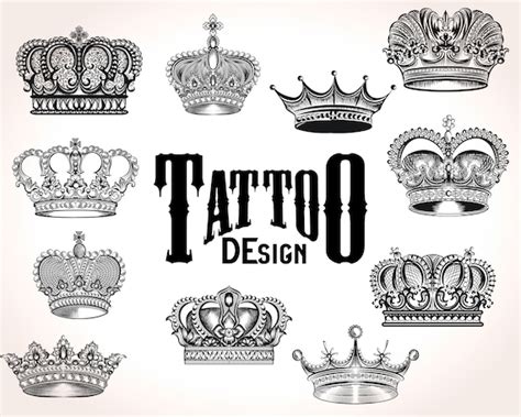 27 Crown Tattoo Design Crown Tattoo Svg Crown Tattoos King - Etsy