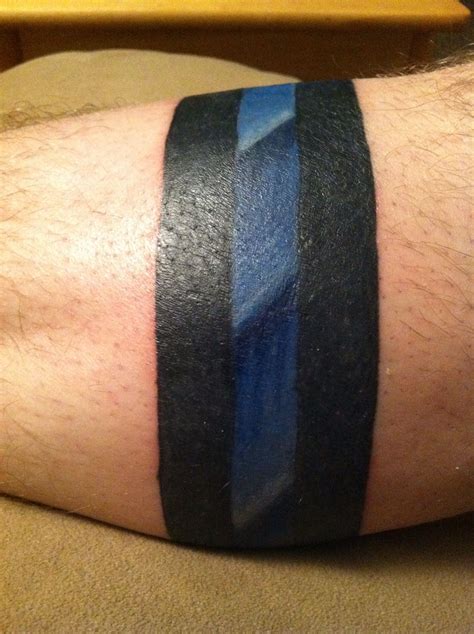 Thin blue line tattoo | Tattoos | Pinterest | Tattoo, Tatting and Tatoos