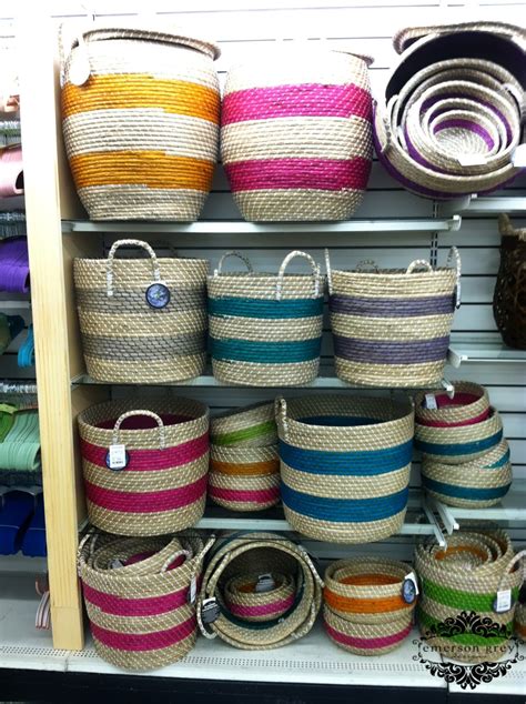 Nursery storage {colorful baskets}