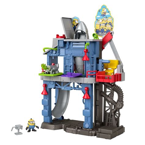 Buy Imaginext Minions The Rise of Gru Gadget Lair Playset with Minion ...