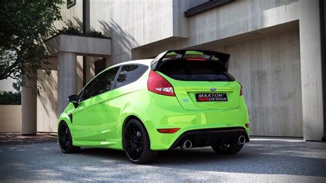 REAR BUMPER FORD FIESTA MK7 PRE-FACELIFT & FACELIFT (FOCUS RS LOOK ...