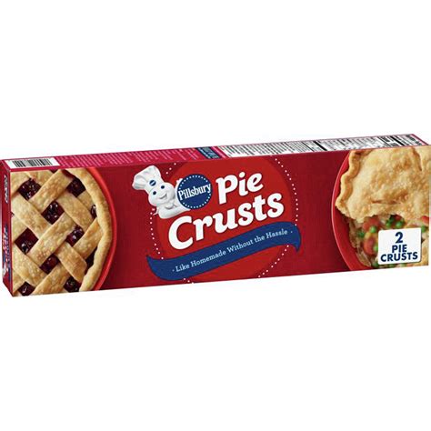 Pillsbury Premade Refrigerated Pie Crusts, 2 Count - Walmart.com