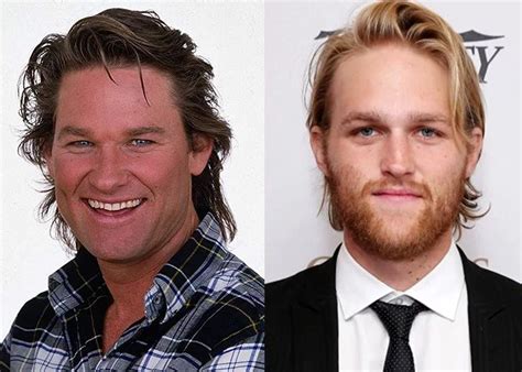 KURT RUSSELL AND WYATT RUSSELL AT AGE 32 | Famous celebrities, Celebrities, Famous