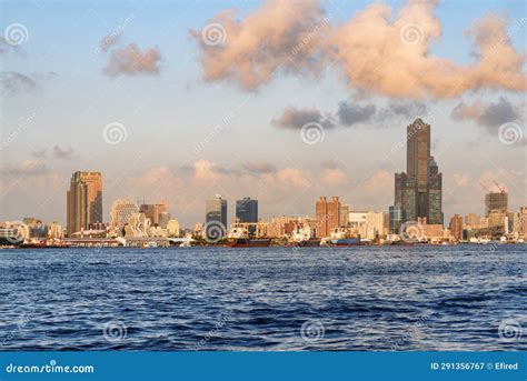 Kaohsiung Skyline. Scenic View of Kaohsiung Harbor, Taiwan Stock Image - Image of asia ...