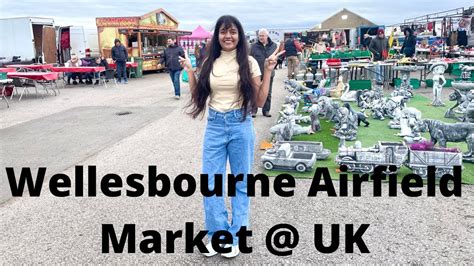 Wellesbourne Airfield Market in England. cheap or costly market ? - YouTube