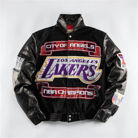 Acquista NBA LAKERS CHAMPIONSHIP 2020 WOOL AND LEATHER JACKET per EUR ...