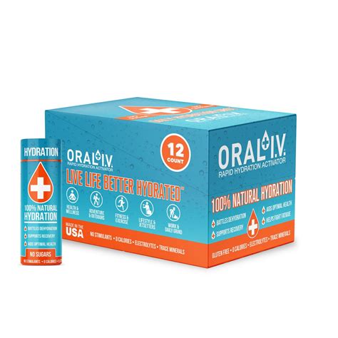 ORAL I.V. 2 oz. Daily Hydration Shot - 12 pack