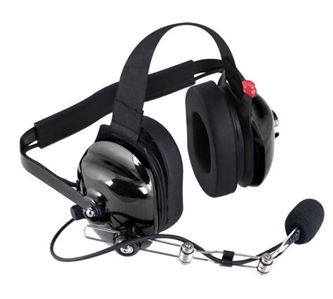 Rugged Radios - H42 Black 2-Way Radio Headset