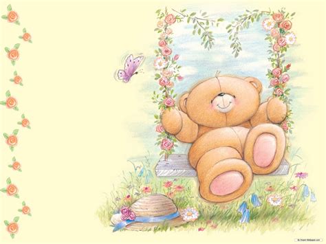 Free Cartoon Wallpaper - Cute Teddy Bear Cartoon - 1920x1440 Wallpaper ...