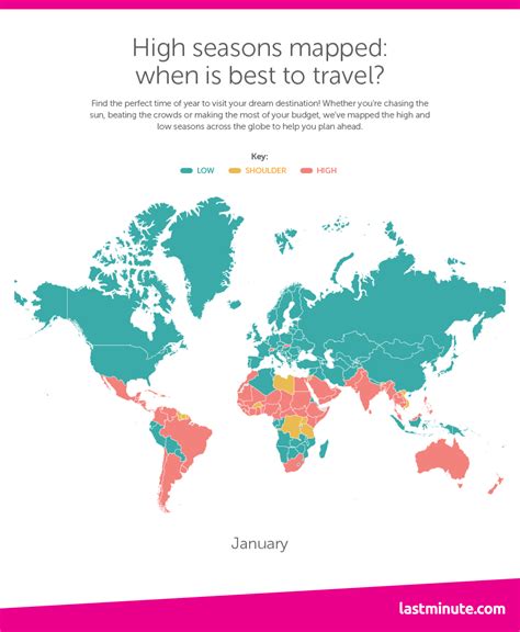 A color-coded map changes to show high, low, and in-between tourist ...