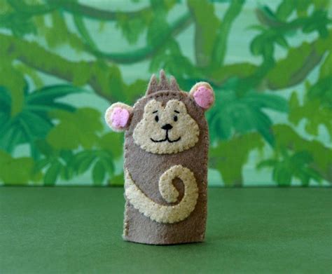 Five Little Monkeys Finger Puppets | Etsy