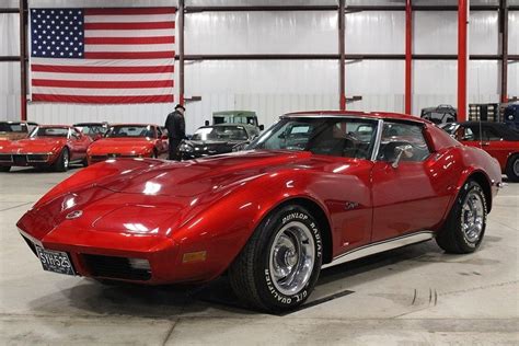 Candy Apple Red 1973 Chevrolet Corvette For Sale | MCG Marketplace