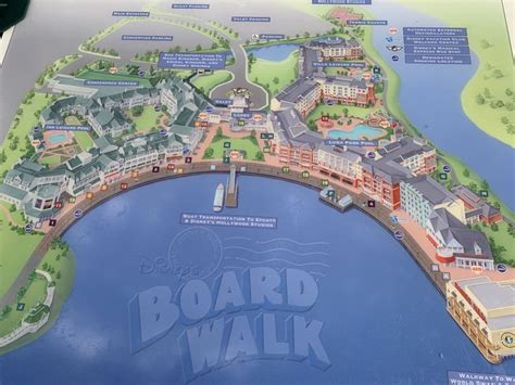 Walt Disney World Boardwalk Map #DisneyBoardwalk - taken by me | Disney ...