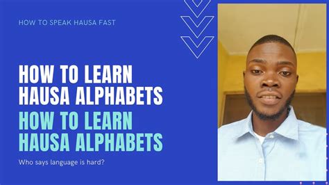 How to Speak and Learn Alphabets in Hausa - YouTube