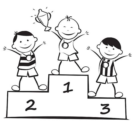 Drawing Of Olympics Podium Illustrations, Royalty-Free Vector Graphics ...