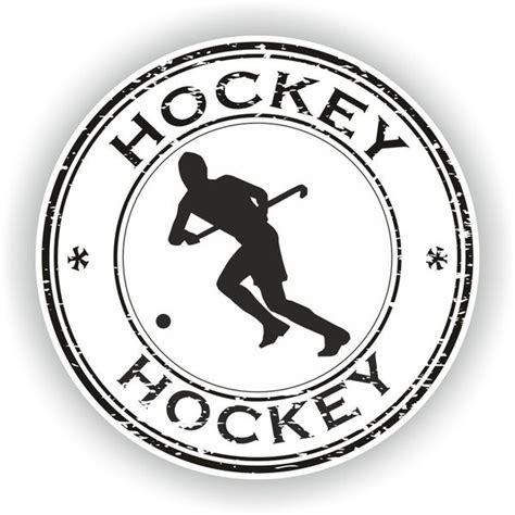 Hockey Sticker Sports for Laptop Book Fridge Guitar Motorcyc - Inspire ...