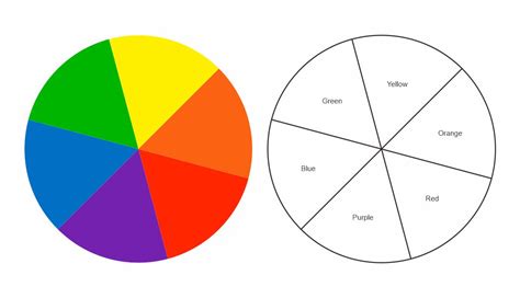 Primary Color Wheel Template