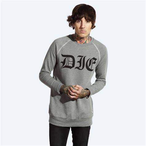 Bluntly Sweater (Grey) | Drop dead clothing, Cool shirts, Long sleeve ...