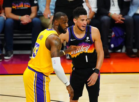 Devin Booker owns history with LeBron James’ last game-worn No. 23 Lakers’ jersey | Basketball ...