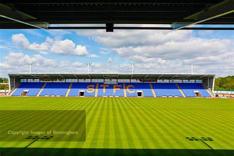 Images of Birmingham Photo Library Shrewsbury Town Football Club stadium, Shrewsbury, Shropshire ...