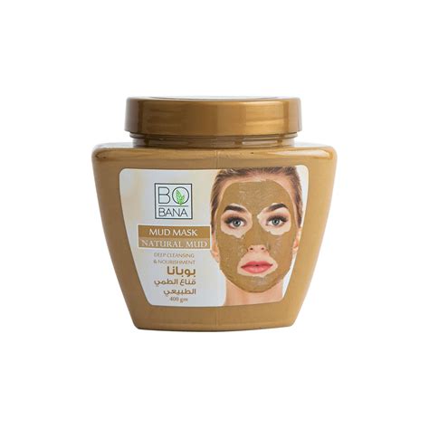 bobana natural mud mask 400g Cream - Rosheta