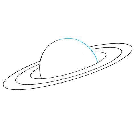 How to Draw Saturn - Really Easy Drawing Tutorial