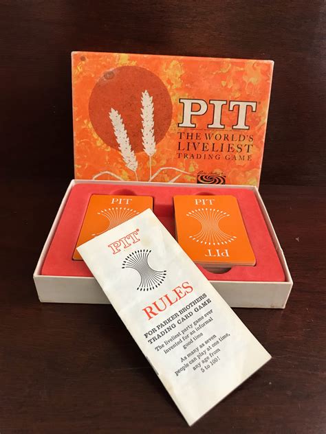 Vintage Pit Game, Card game, 1960s Pit Game, Complete Game of Pit, Parker Brothers Card Game ...