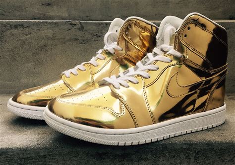 Air Jordan 1 High Liquid Gold Custom - Sneaker Bar Detroit