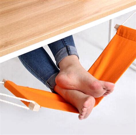 Foot Rest Hammock #HomeOfficeFurniture | Foot rest, Office gadgets, Hammock