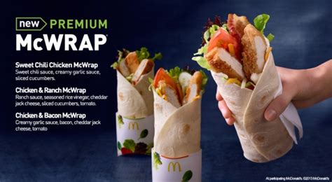 chicken bacon ranch wrap mcdonalds