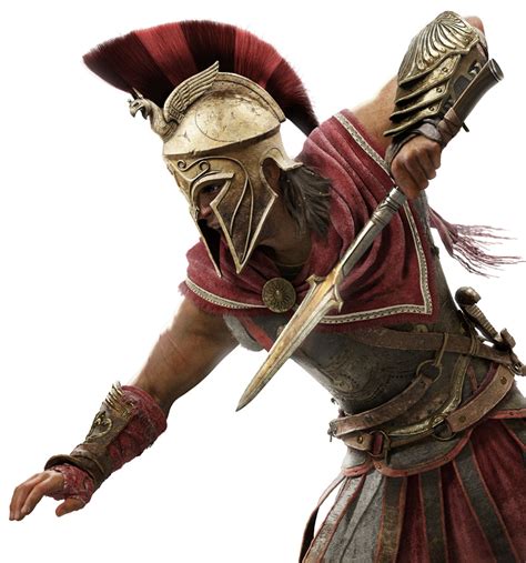 Alexios in Battle Art - Assassin's Creed Odyssey Art Gallery