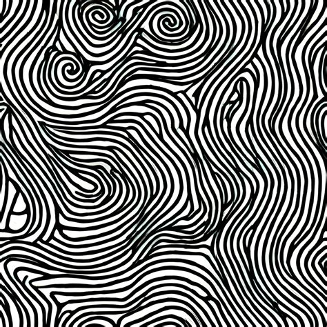 0018 Coloring Page Black and White Squiggly Line · Creative Fabrica