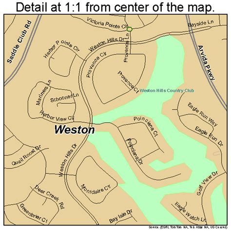 Weston Florida Street Map 1276582