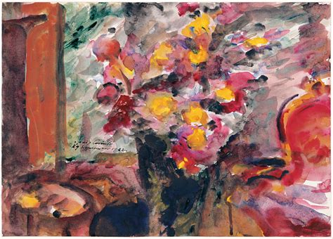File:Lovis Corinth - Flower Vase on a Table, 1922 - Google Art Project ...