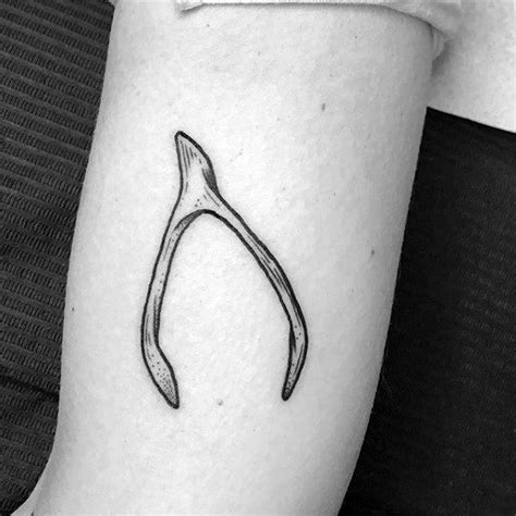 40 Wishbone Tattoo Designs for Men [2024 Inspiration Guide] | Wishbone ...