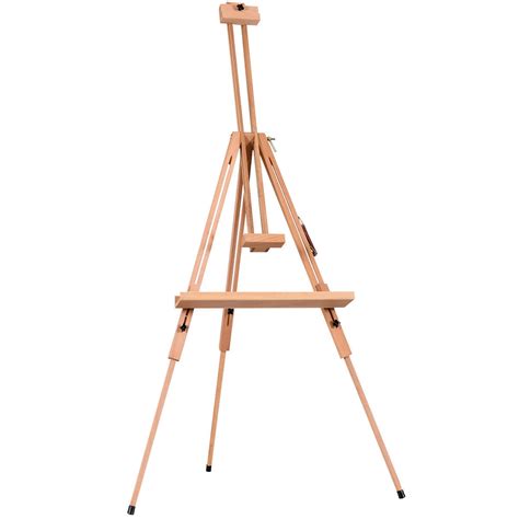 Costway Foldable Wood Tripod Easel Sketching & Painting Tilting Display Stand Art Craft ...