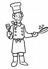 Coloring Pages  Master chef In coloring sketch template
