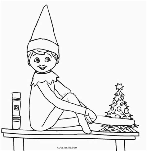 Elf Coloring Pages Printable PDF - Coloringfolder.com | Printable ...