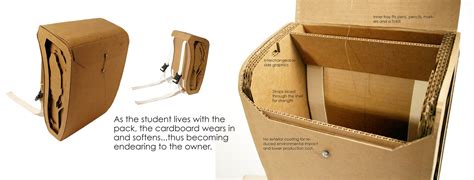 Cardboard BackPack, similar to what I'm designing rn for D&T | Cardboard, Cardboard design ...