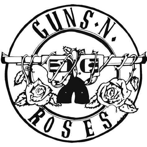 Guns N Roses Rock Band Logo Vinyl Decal Sticker BallzBeatz . com | Rock band logos, Band logos ...