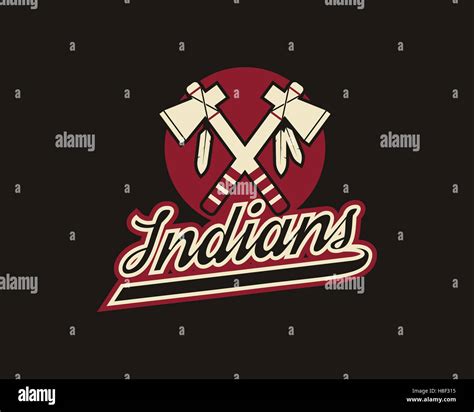 Indians logo hi-res stock photography and images - Alamy