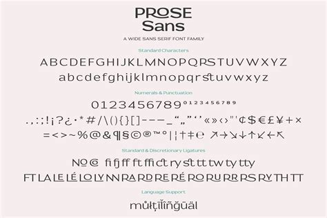 Prose Sans Font - All Free Fonts